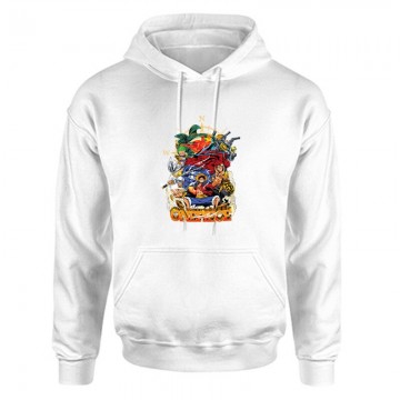 One Piece Luffy Compass Unisex Kapucnis Pulcsi