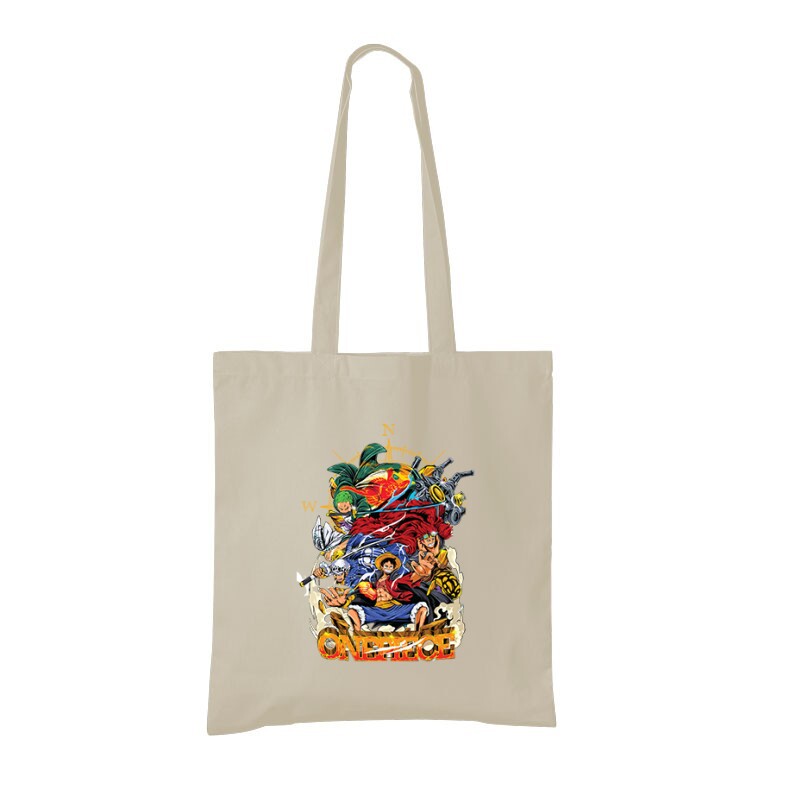 One Piece Luffy Compass Bevásárló Táska