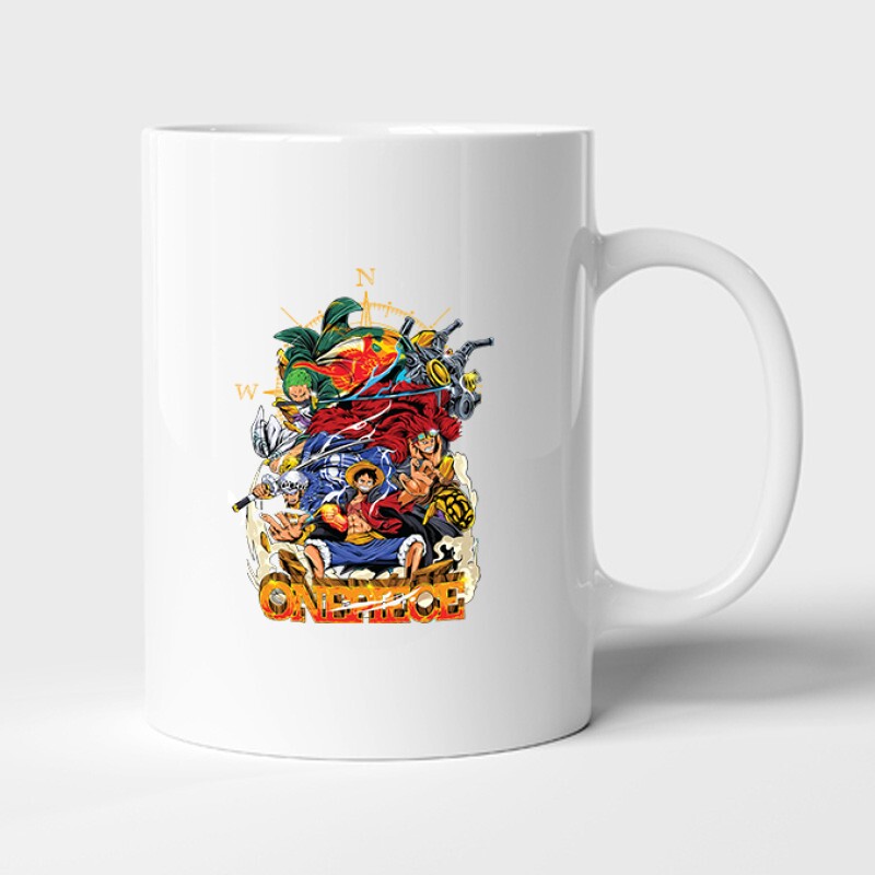 One Piece Luffy Compass Bögre