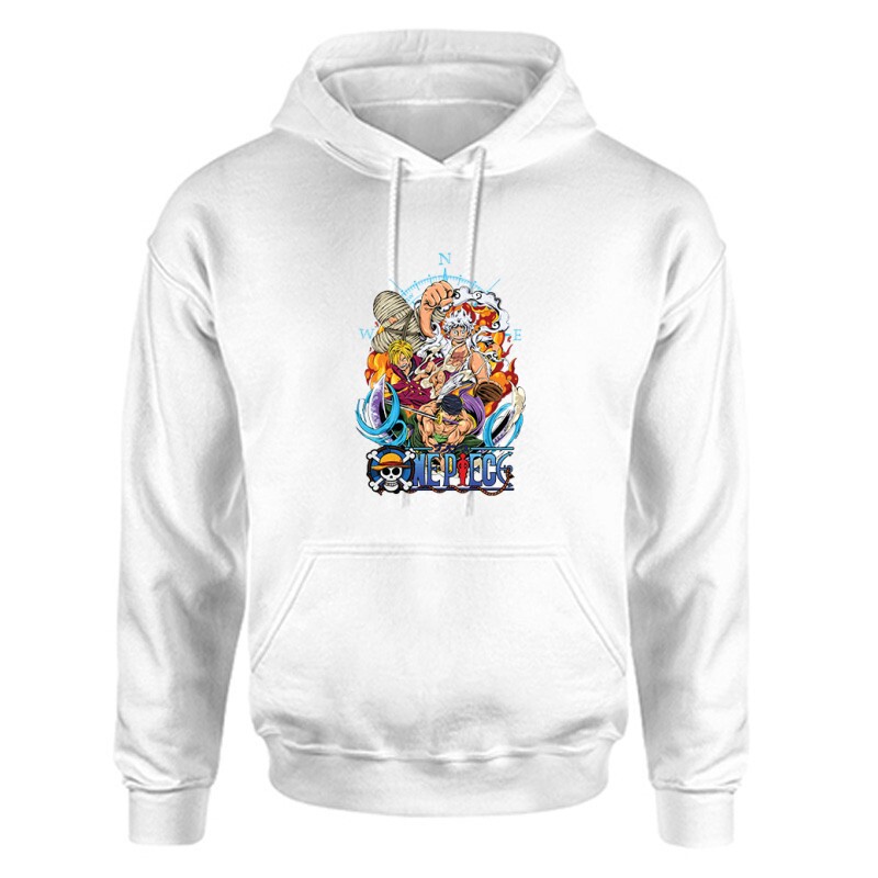 One Piece Compass Unisex Kapucnis Pulcsi
