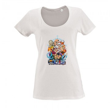 One Piece Compass Női O Nyakú Póló