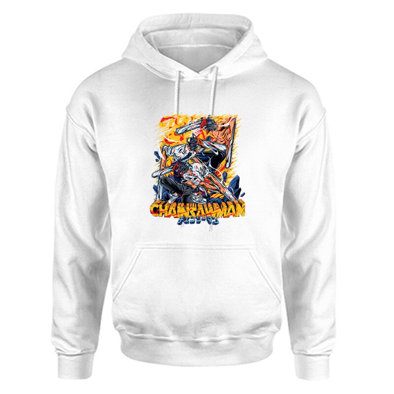 Chainsawman Unisex Kapucnis Pulcsi