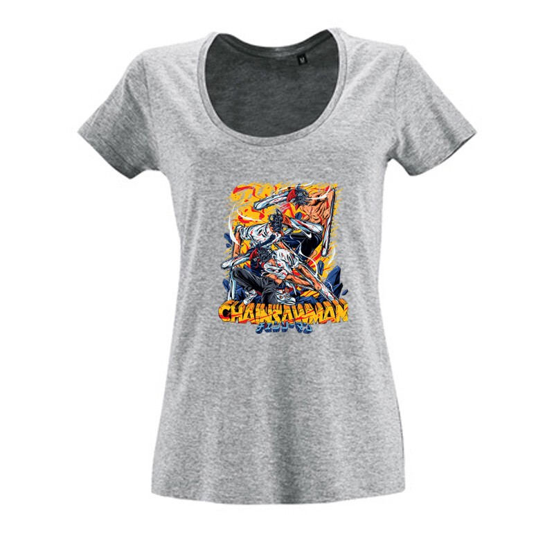 Chainsawman Női O Nyakú Póló