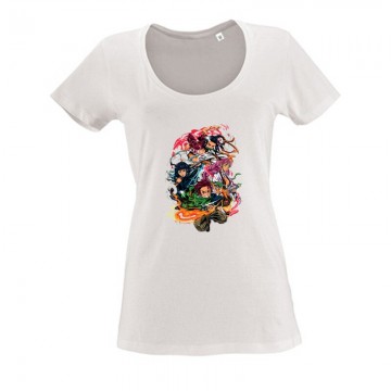 Demonslayer Team 1 Női O Nyakú Póló