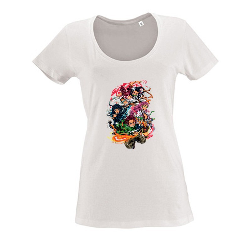 Demonslayer Team 1 Női O Nyakú Póló