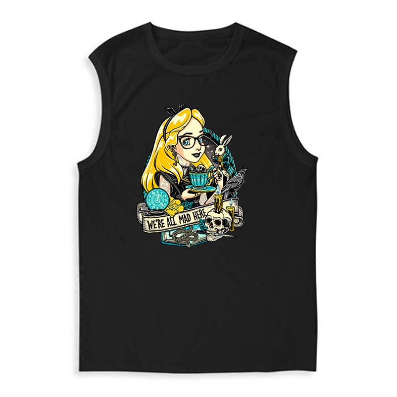 We're All Mad Here Férfi Trikó