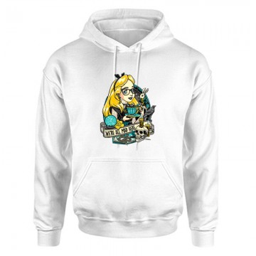 We're All Mad Here Unisex Kapucnis Pulcsi