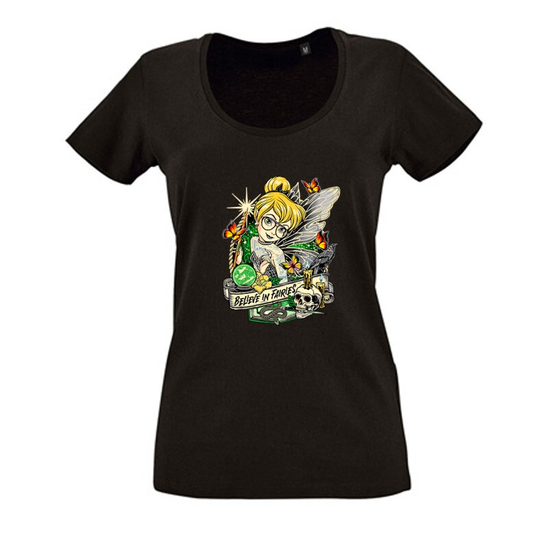 Belive in Fairles Női O Nyakú Póló