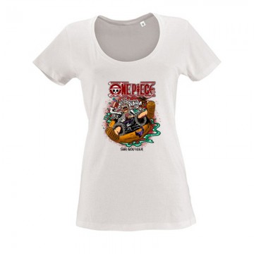 One Piece Sun God Nika Női O Nyakú Póló