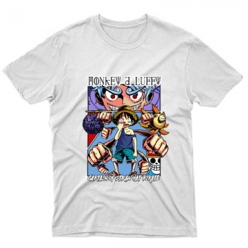 One Piece Captain of Straw Unisex Póló