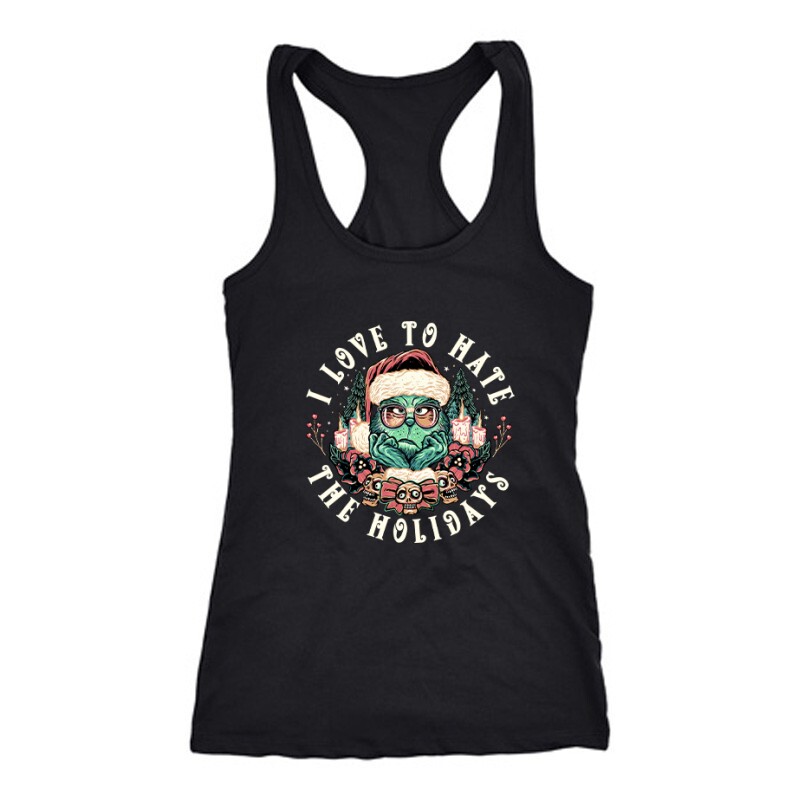 I love to hate grinch Női Trikó
