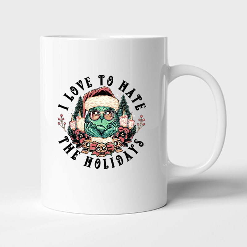 I love to hate grinch Bögre