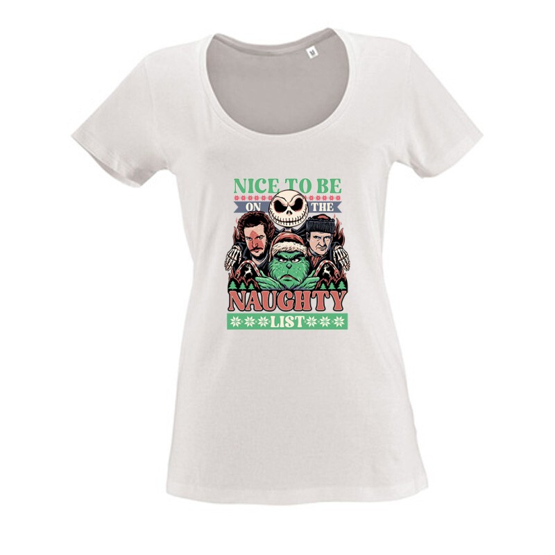 Nice to be grinch Női O Nyakú Póló