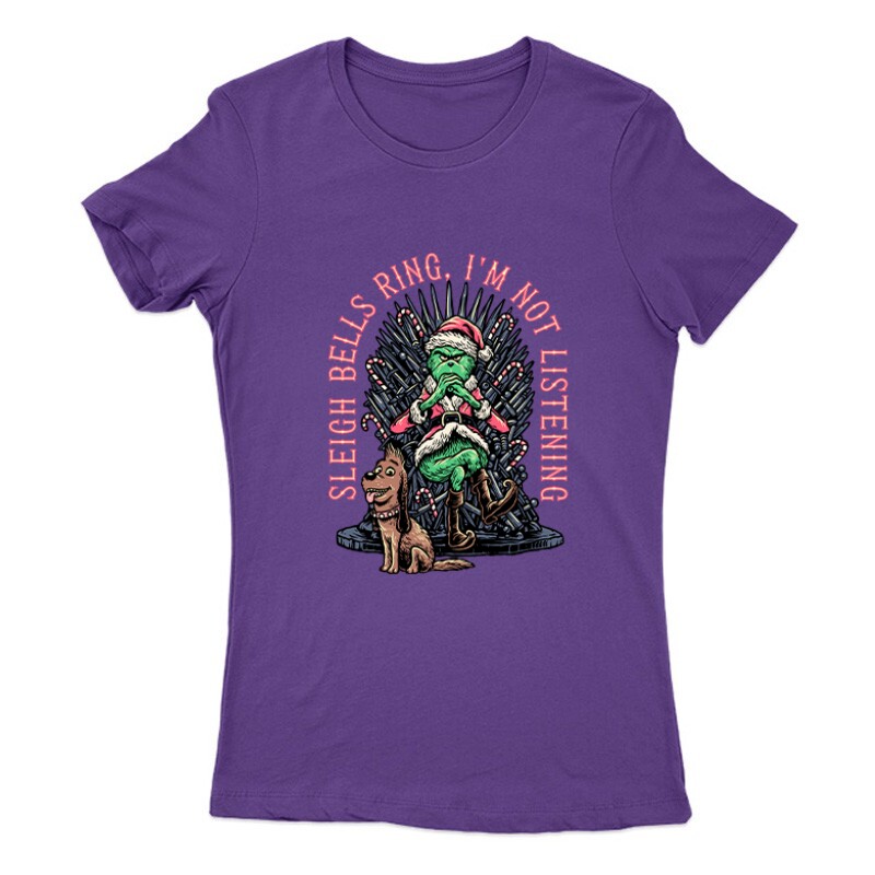 Sleigh bells grinch Női Póló