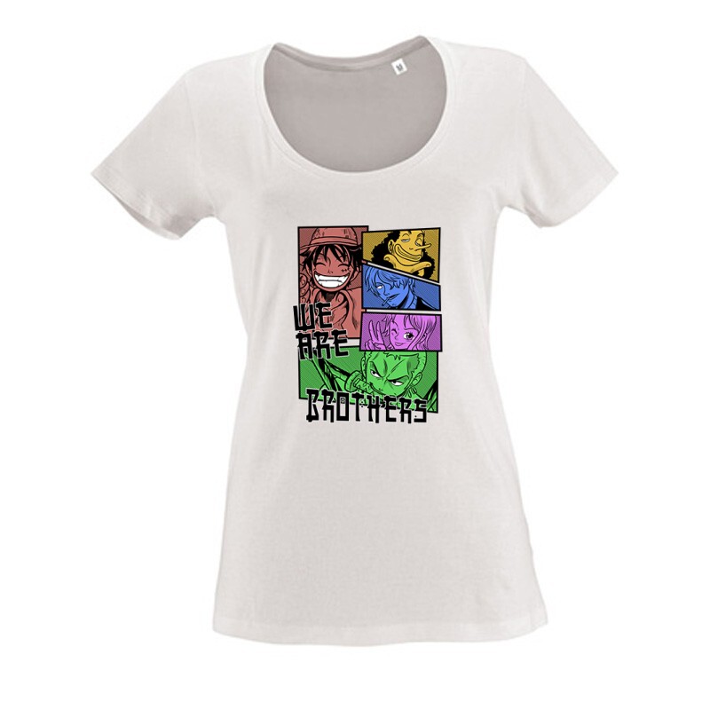 We are Brothers - One piece Női O Nyakú Póló