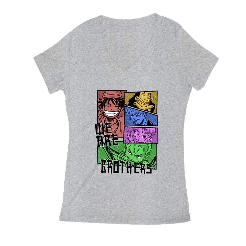 We are Brothers - One piece Női V Kivágott póló