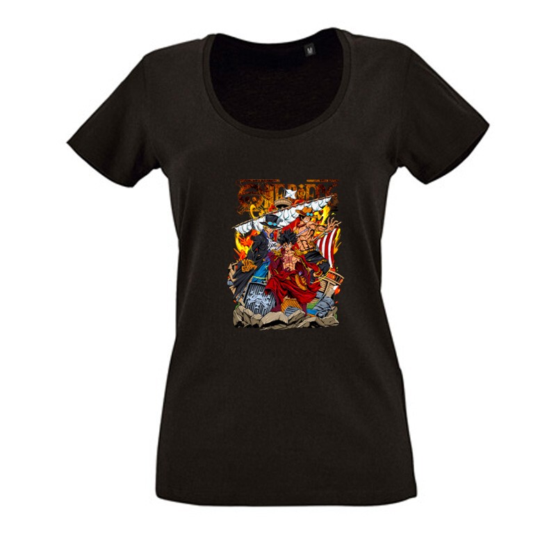 One Piece Crew 3 Női O Nyakú Póló