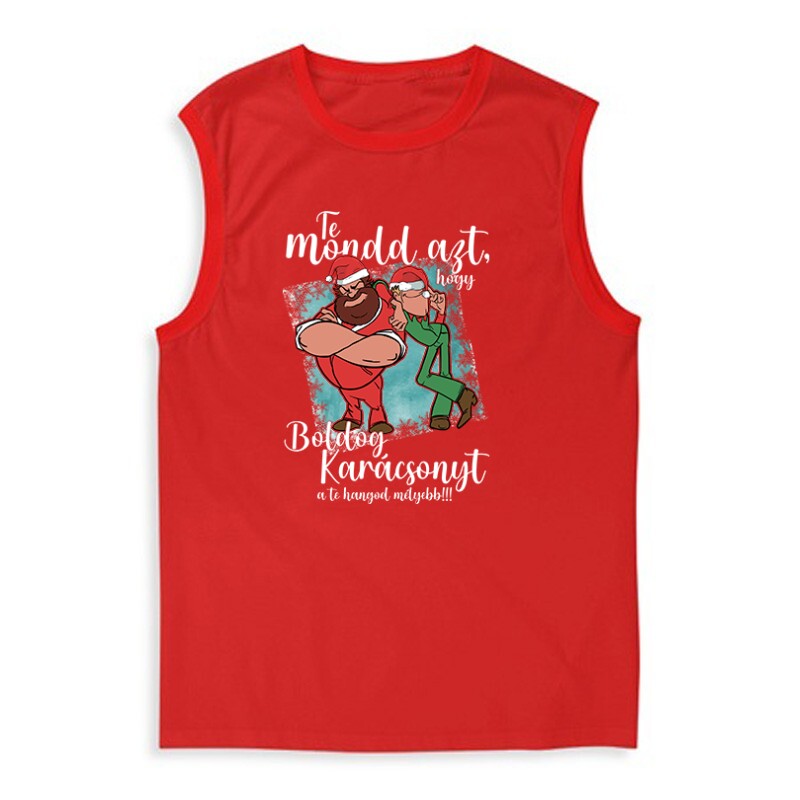 Te mondd, hogy boldog karácsonyt Férfi Trikó