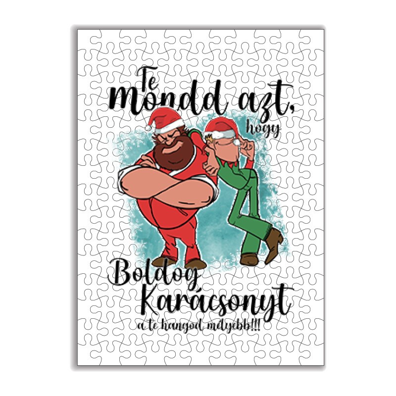 Te mondd, hogy boldog karácsonyt Puzzle