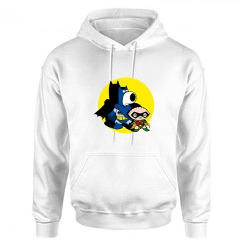 Brian és Stewie _ Batman Unisex Kapucnis Pulcsi