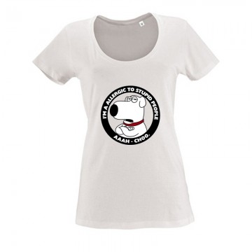 I'm Allergic (Brian) Női O Nyakú Póló