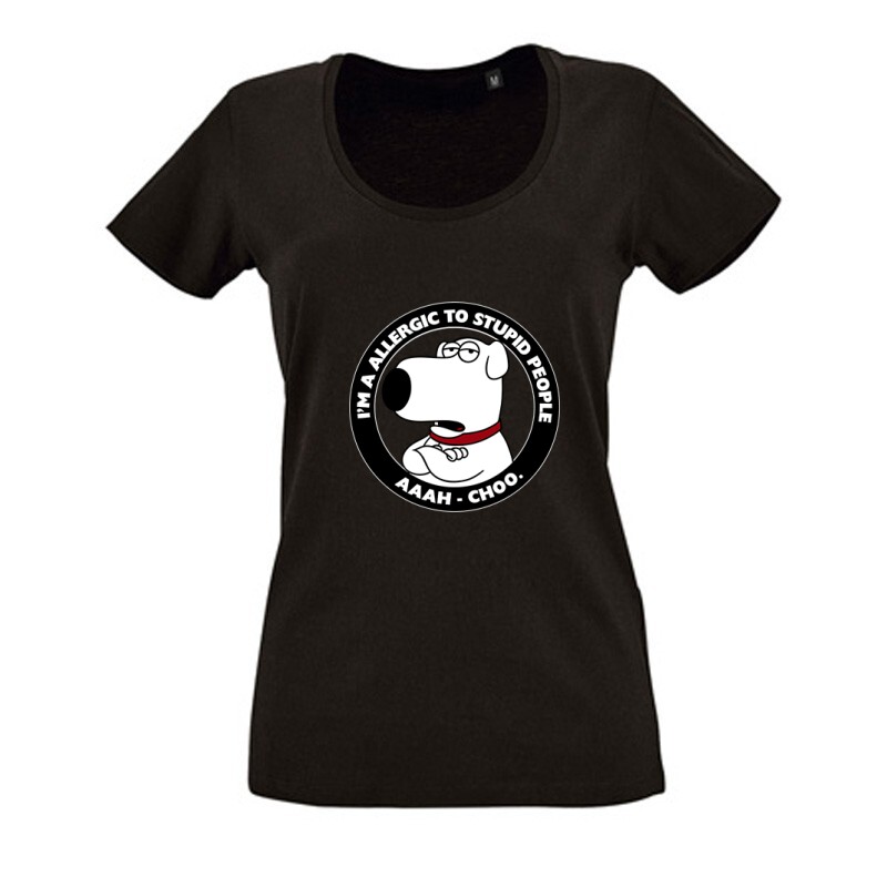 I'm Allergic (Brian) Női O Nyakú Póló