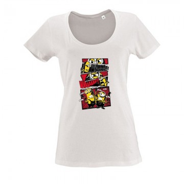Whoo Whaaa Minions Női O Nyakú Póló