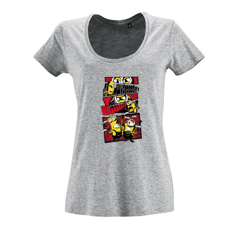 Whoo Whaaa Minions Női O Nyakú Póló