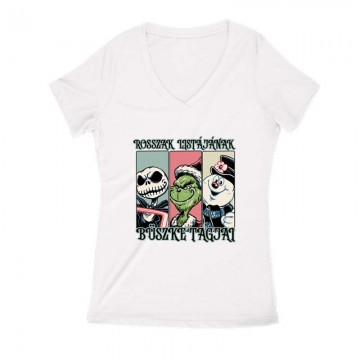 Rosszak listája Női V Kivágott póló