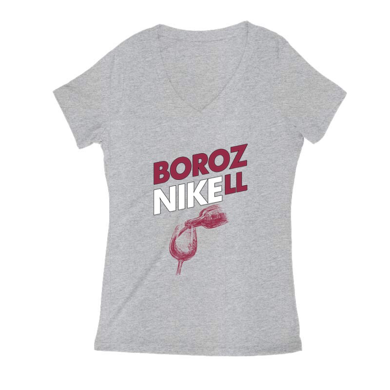 Borozni kell Női V Kivágott póló