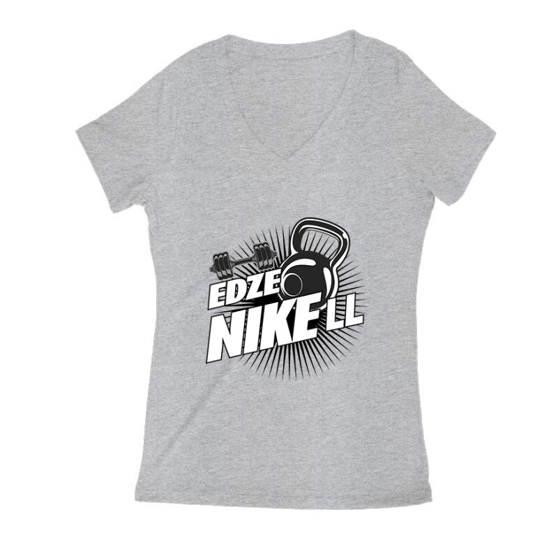 Edzeni kell Női V Kivágott póló