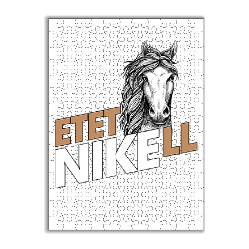 Etetni kell- Ló Puzzle