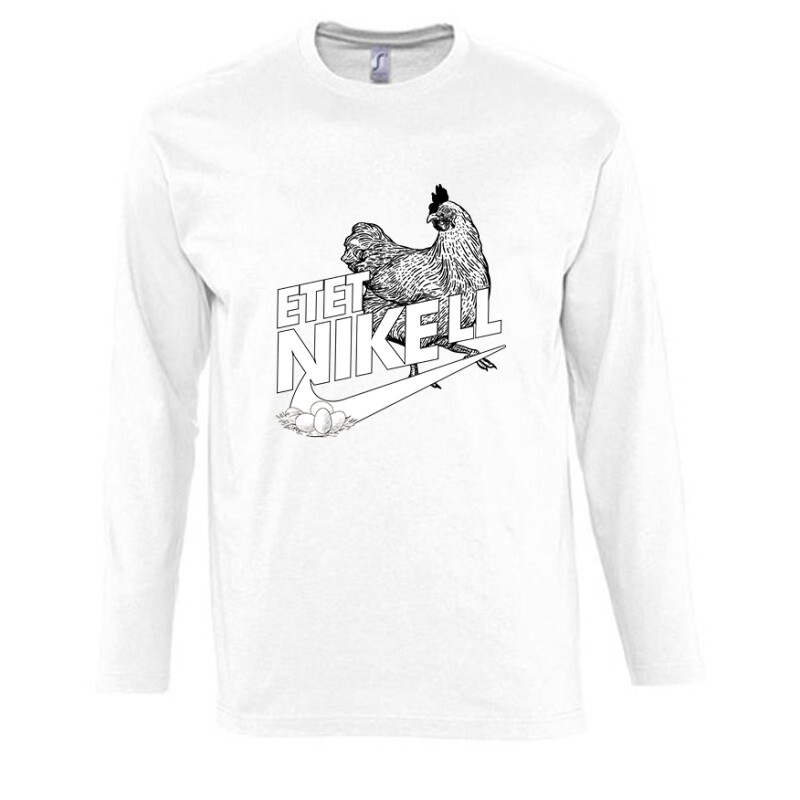 Etetni kell- Tyúk Hosszú Ujjú Póló