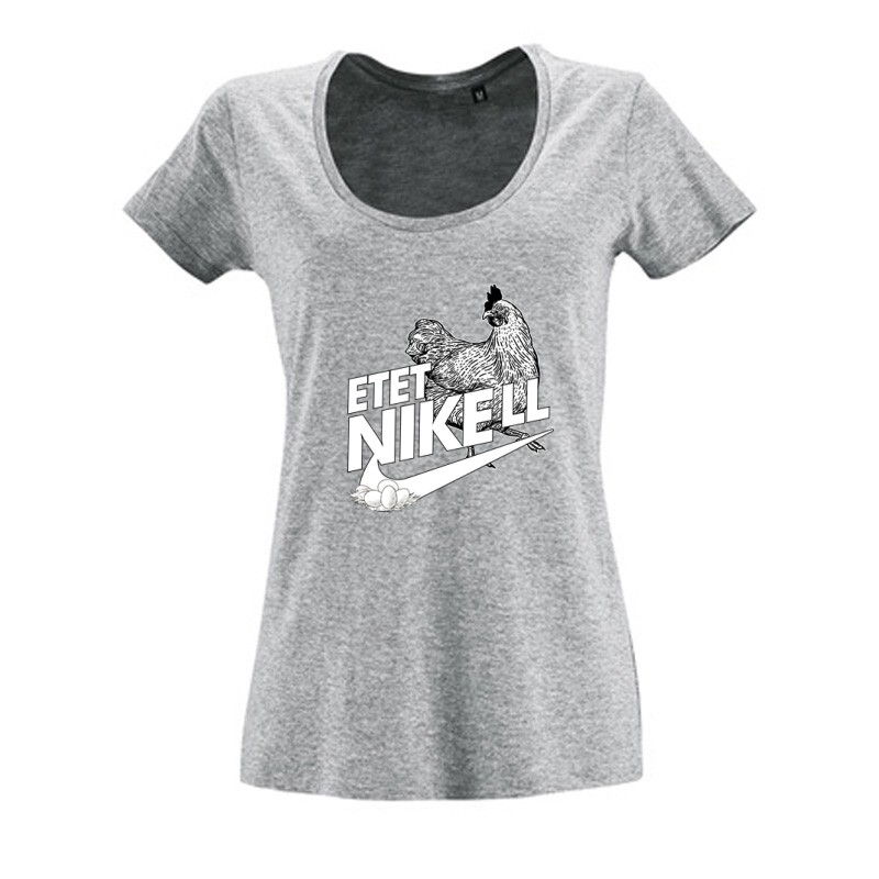 Etetni kell- Tyúk Női O Nyakú Póló