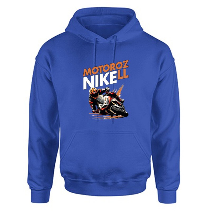 Motorozni kell Unisex Kapucnis Pulcsi