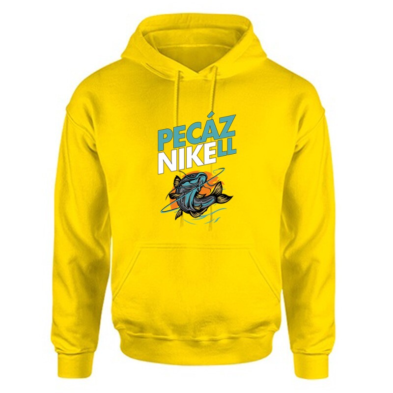 Pecázni kell Unisex Kapucnis Pulcsi