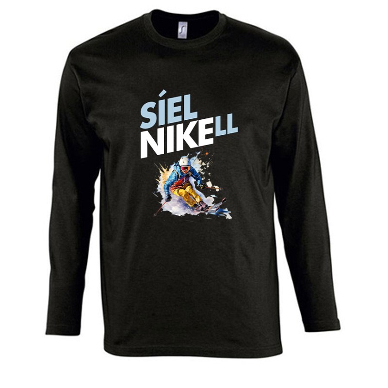 Síelni kell Hosszú Ujjú Póló