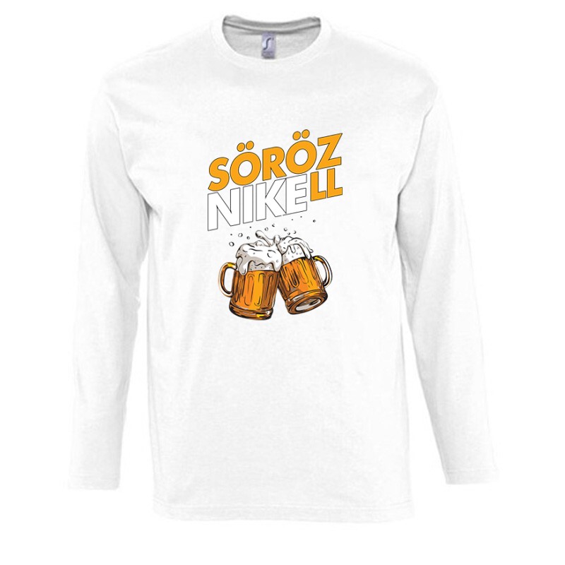 Sörözni kell Hosszú Ujjú Póló