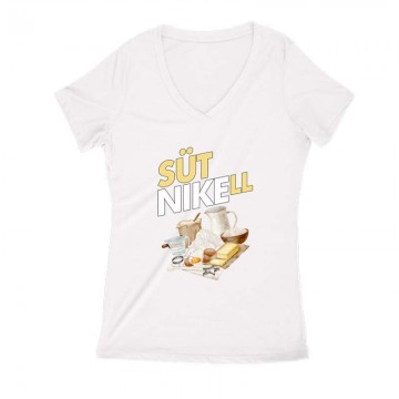 Sütni kell Női V Kivágott póló