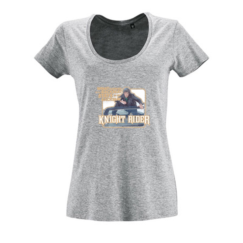 Knight Rider What Happens Női O Nyakú Póló