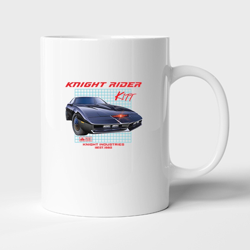 Knight Rider grid Bögre