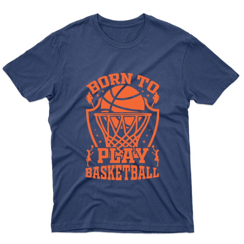 Born to play basketball Unisex Póló