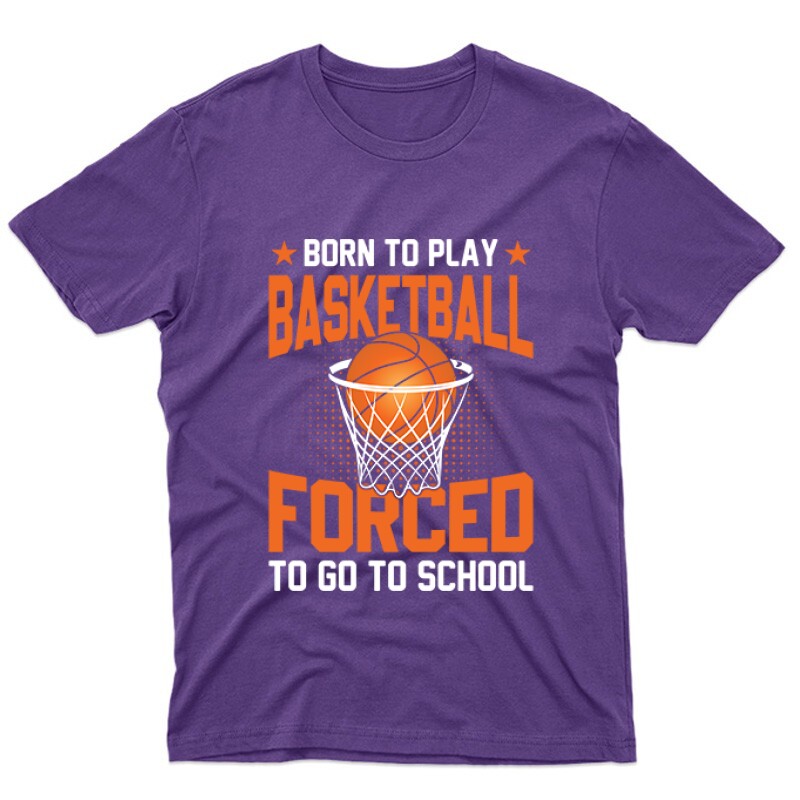 Born to play basketball_2 Unisex Póló