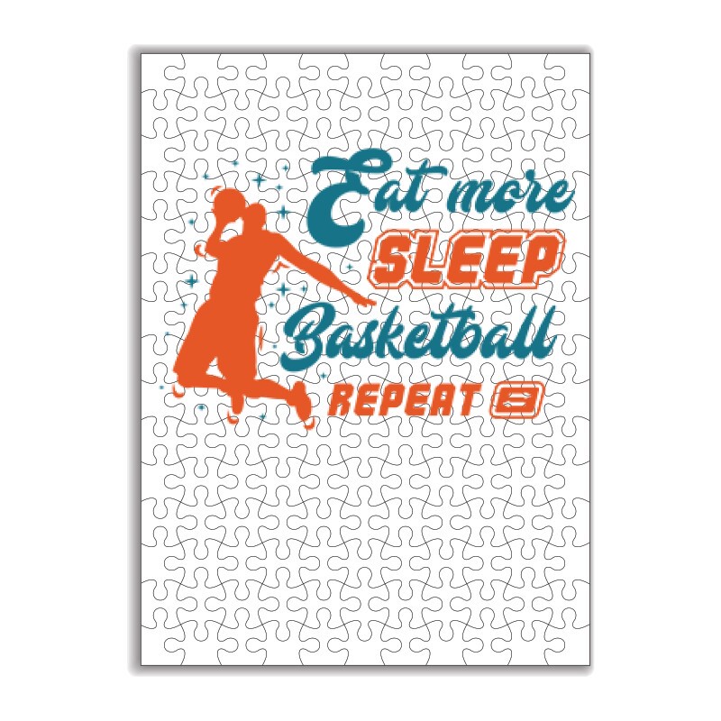 Eat More Sleep Repeat Kosásrlabda Puzzle