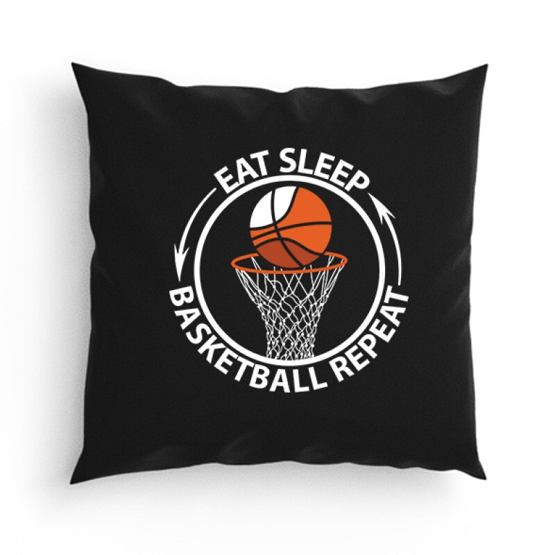 Eat  Sleep Repeat Kosásrlabda Párna