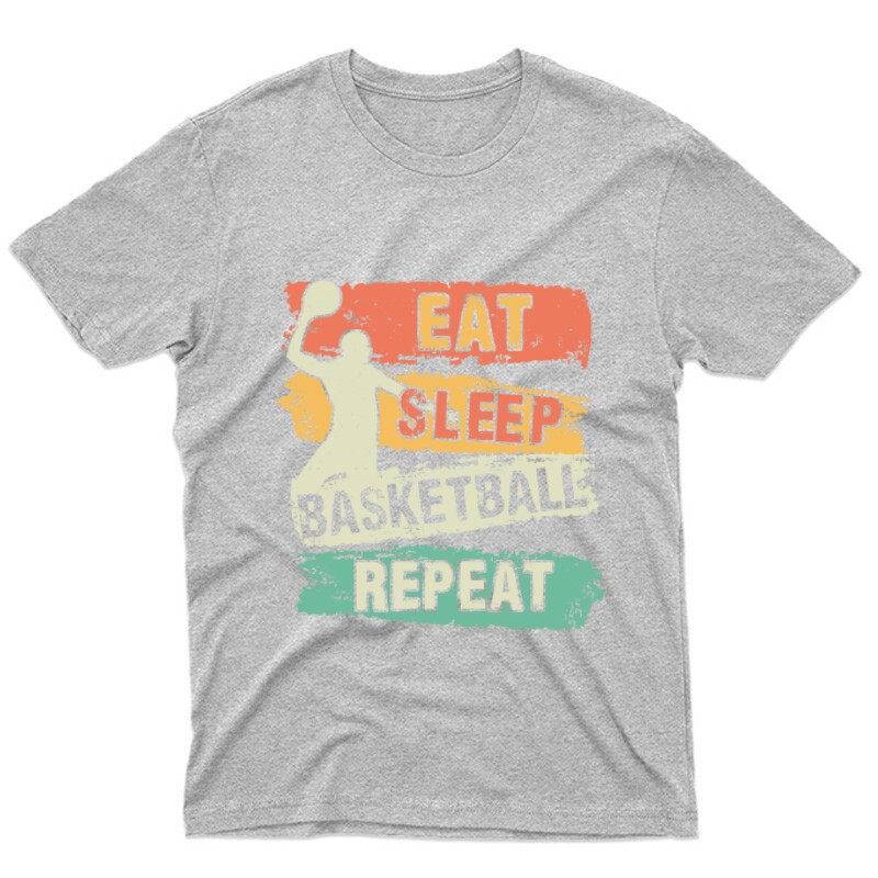 Eat  Sleep Basketball Repeat Unisex Póló