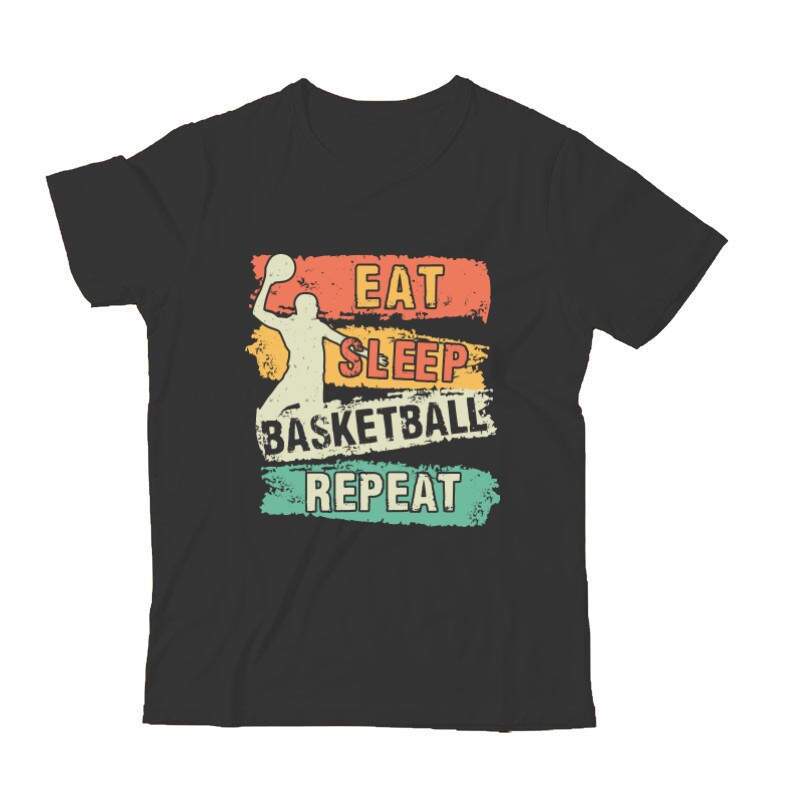 Eat  Sleep Basketball Repeat Gyermek Póló