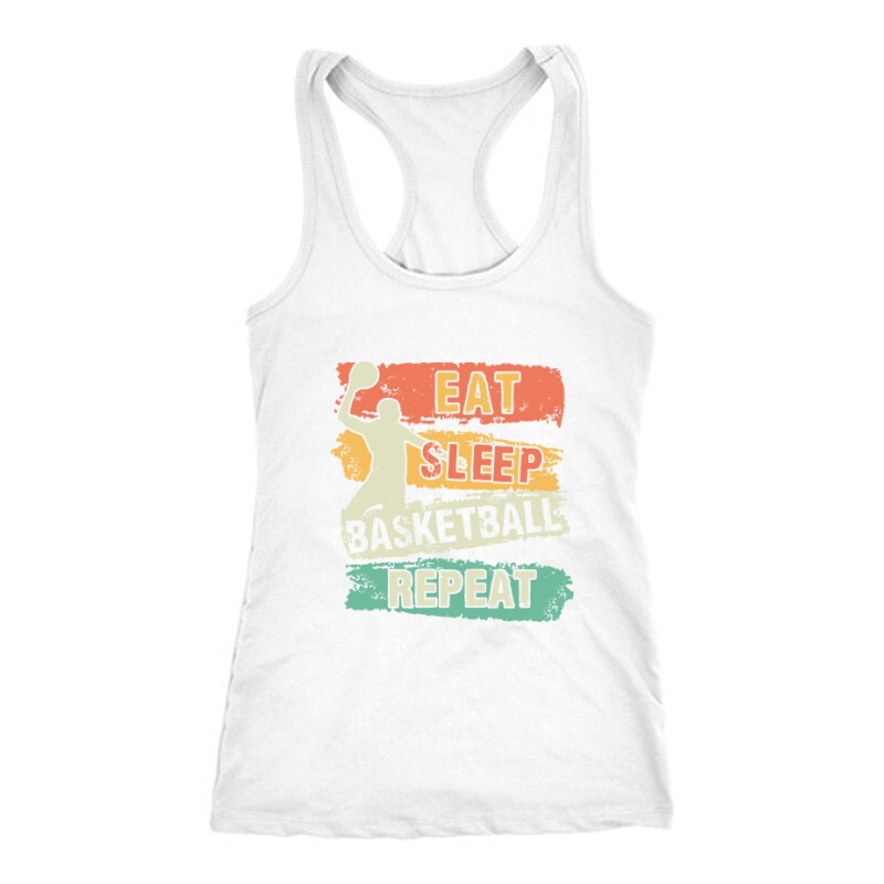 Eat  Sleep Basketball Repeat Női Trikó