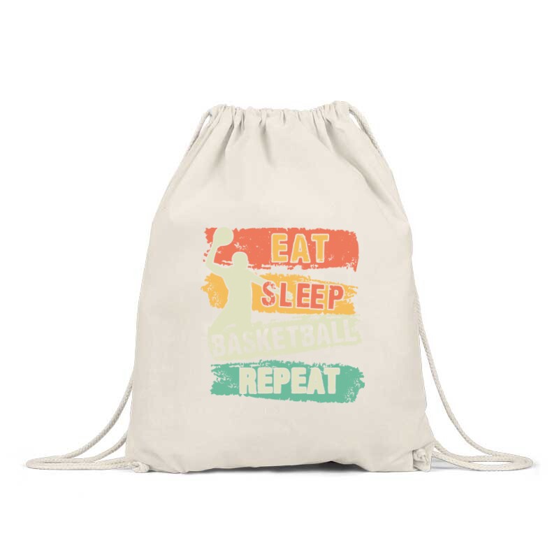 Eat  Sleep Basketball Repeat Hátizsák