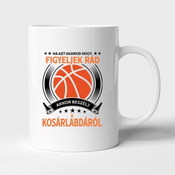 Beszélj a kosárlabdáról Bögre